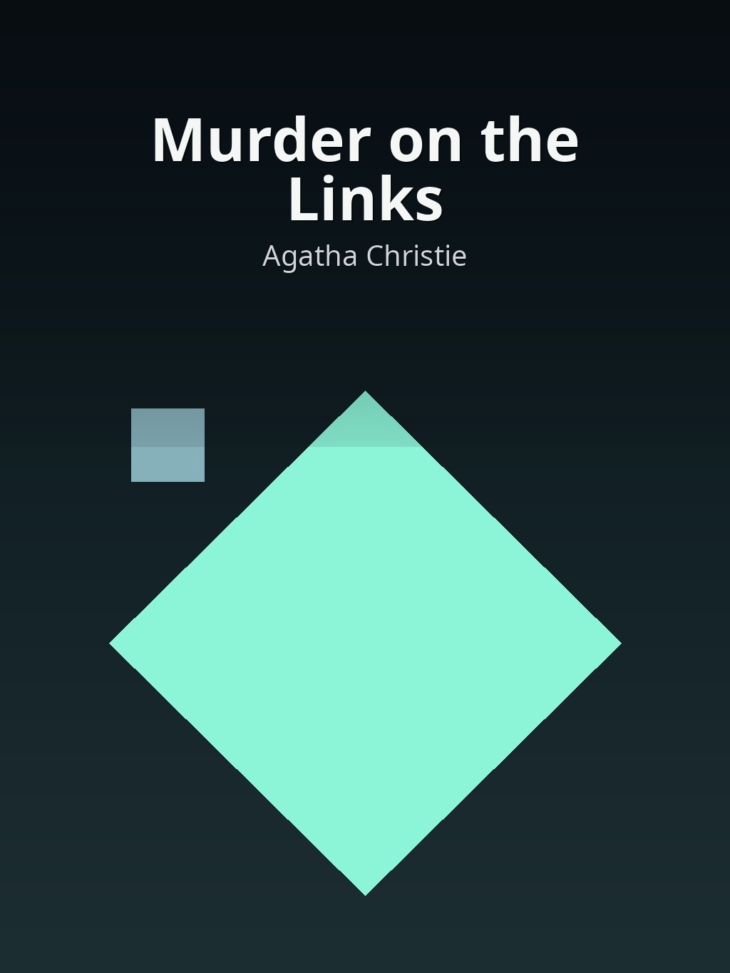 Murder on the Links by Agatha Christie book cover