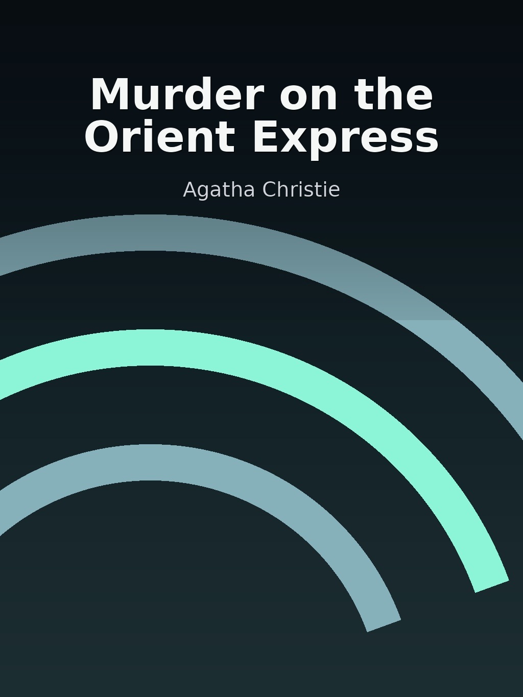 Murder on the Orient Express by Agatha Christie book cover