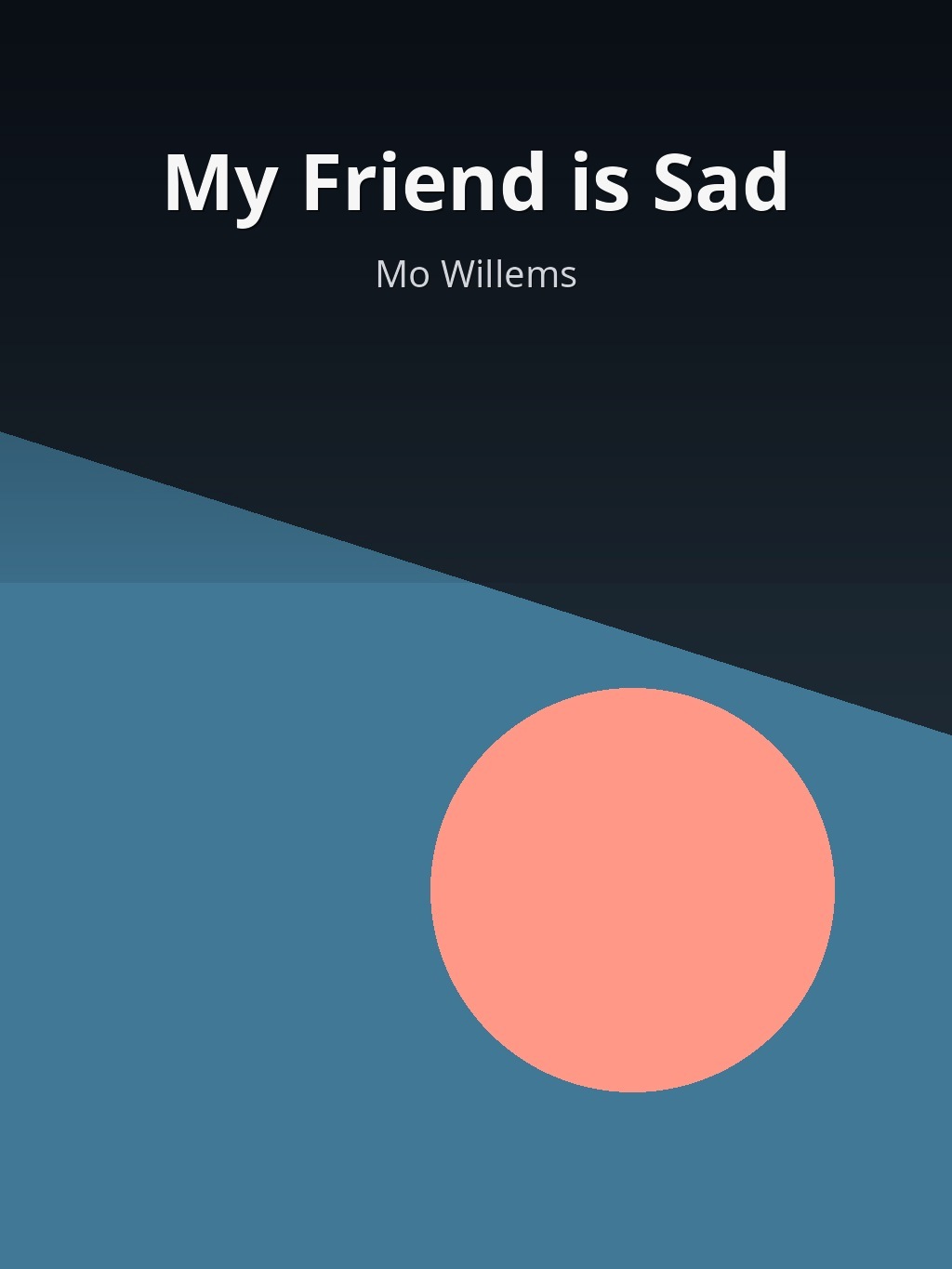 My Friend is Sad by Mo Willems book cover