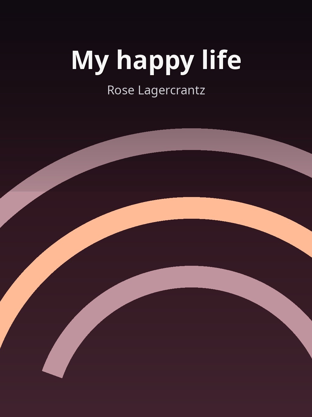 My happy life by Rose Lagercrantz book cover