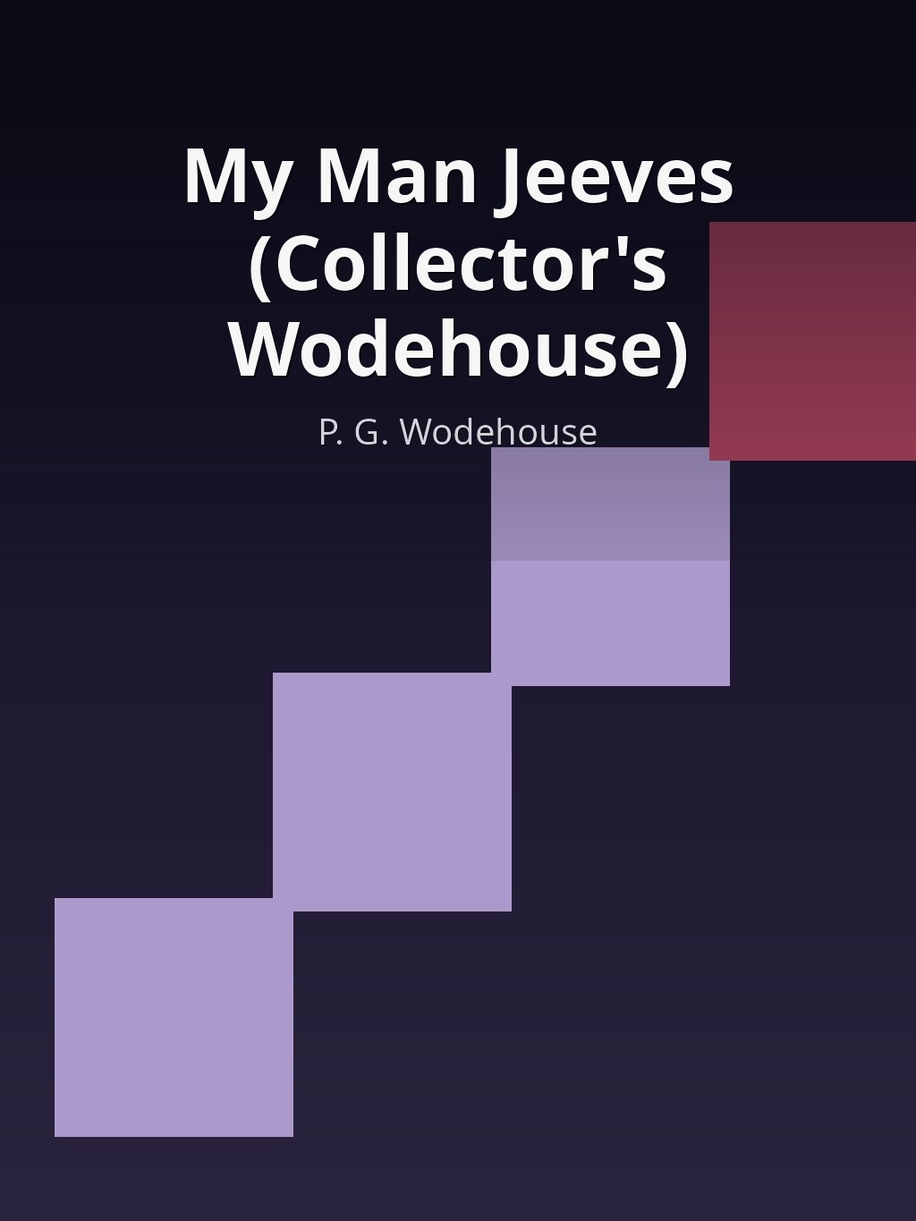 My Man Jeeves (Collector's Wodehouse) by P. G. Wodehouse book cover