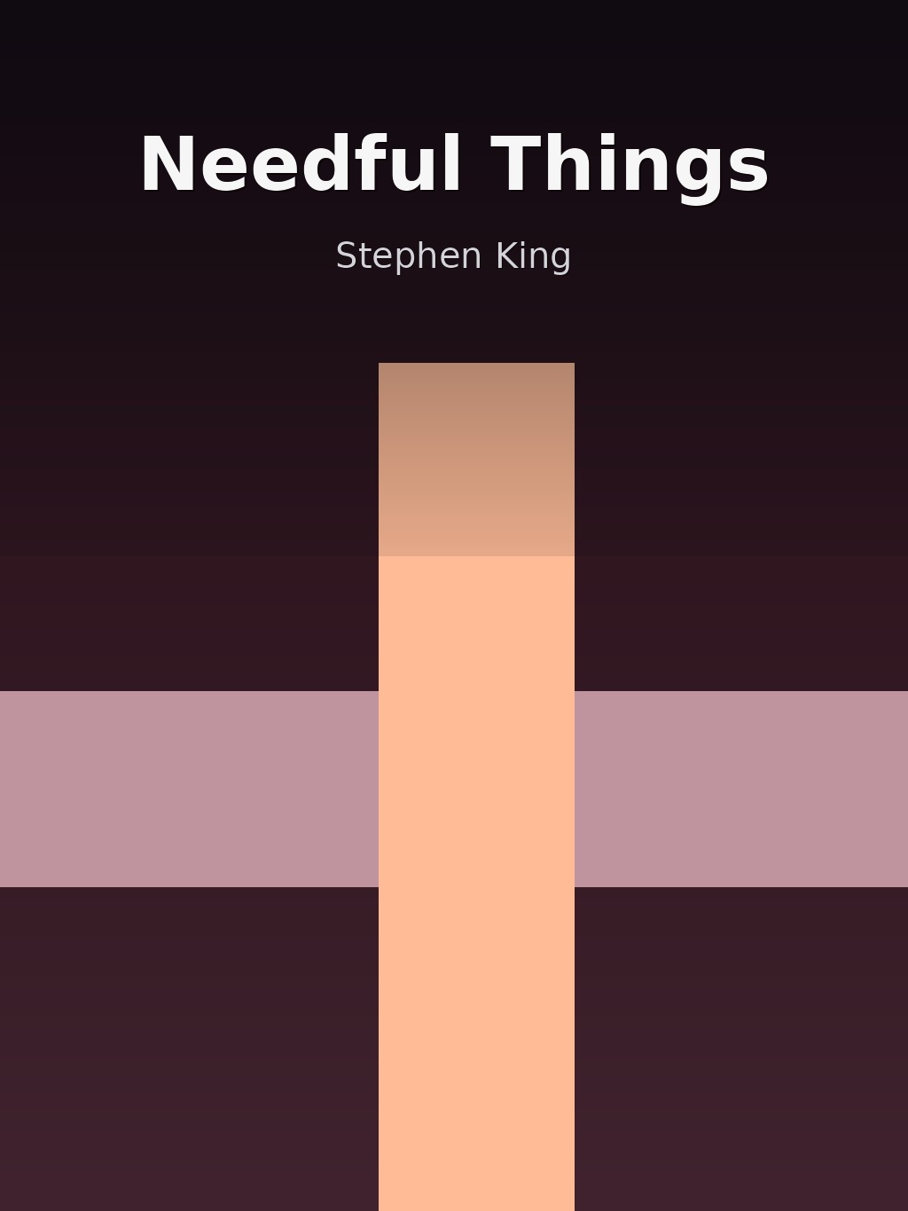 Needful Things by Stephen King book cover