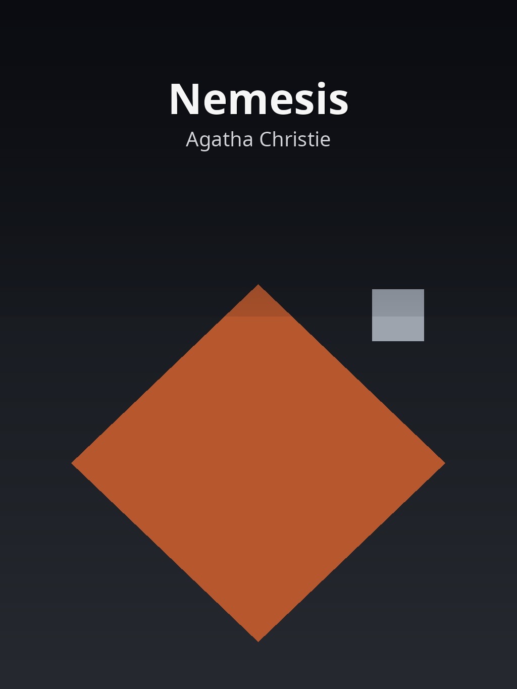 Nemesis by Agatha Christie book cover