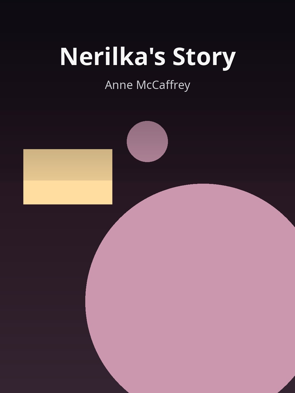 Nerilka's Story by Anne McCaffrey book cover