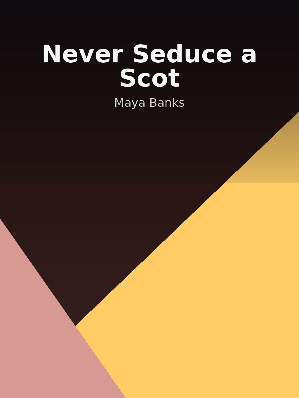 Never Seduce a Scot by Maya Banks book cover
