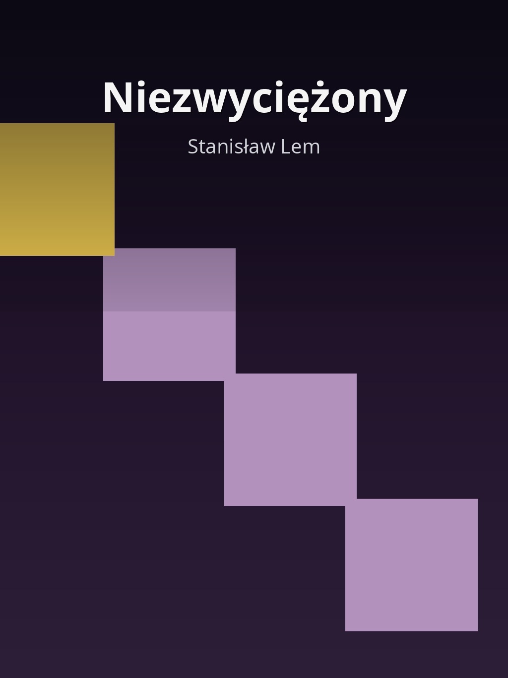 Niezwyciężony by Stanisław Lem book cover