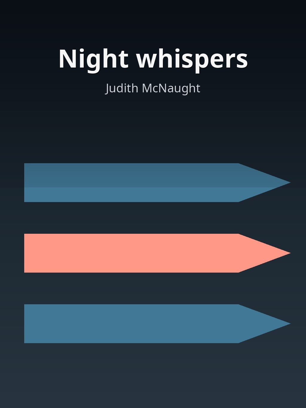 Night whispers by Judith McNaught book cover