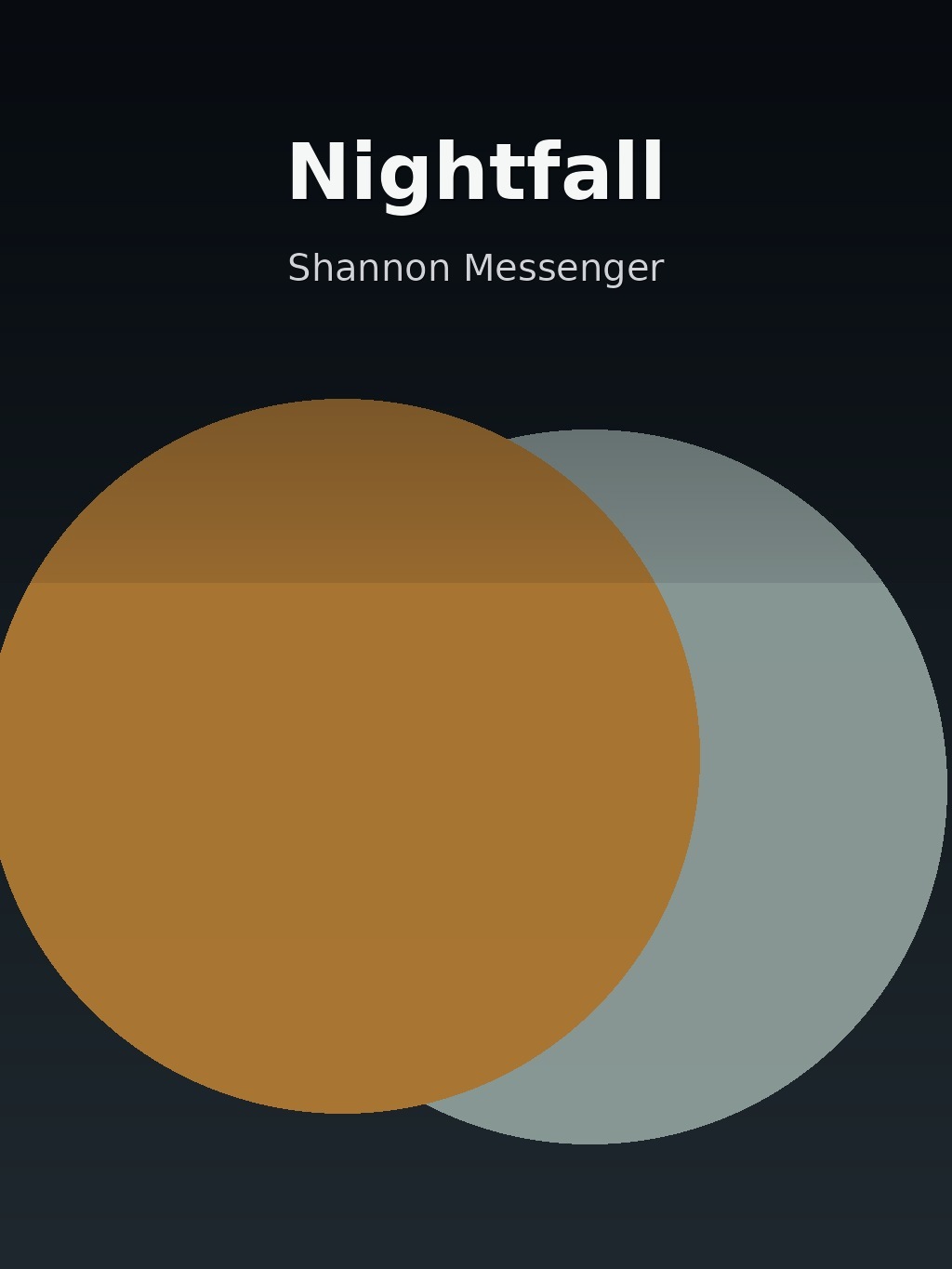 Nightfall by Shannon Messenger book cover