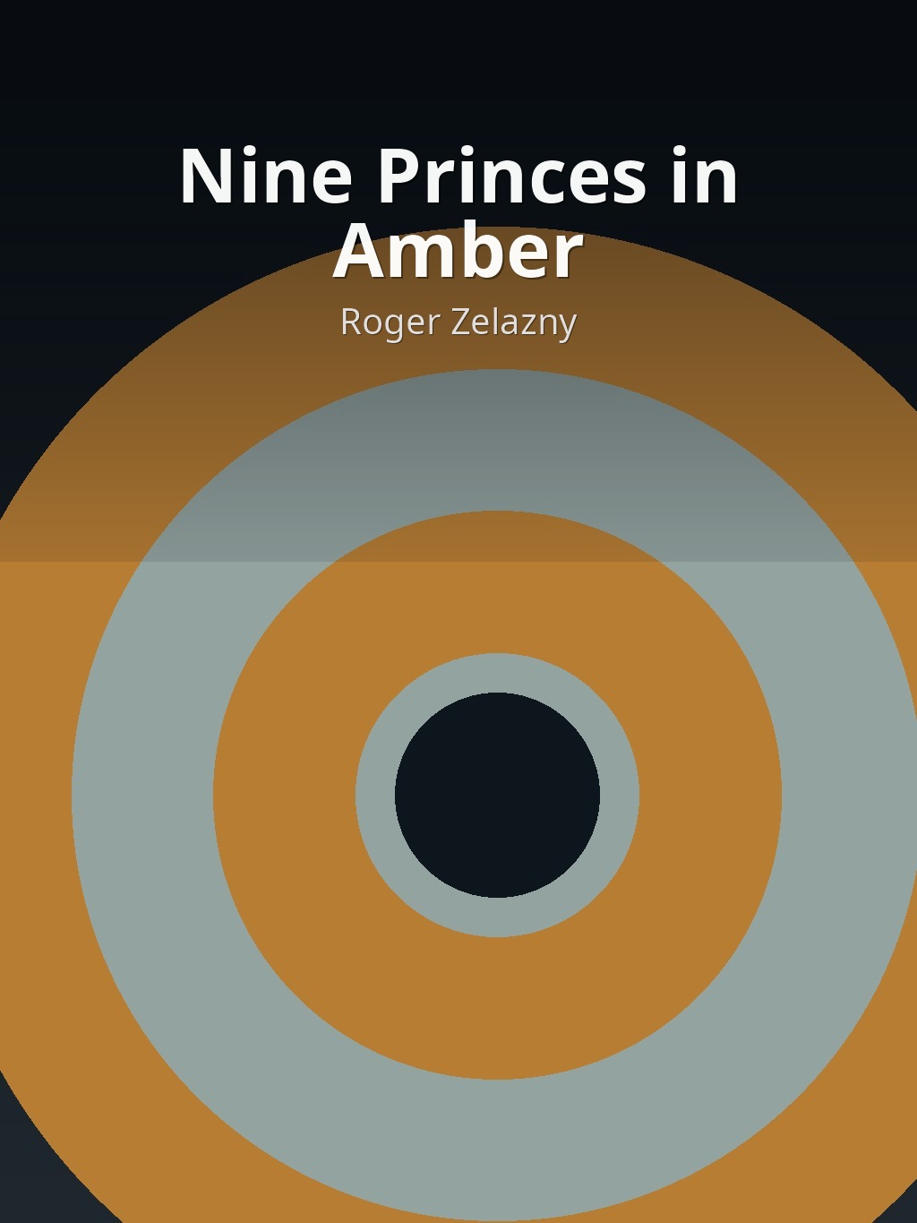 Nine Princes in Amber by Roger Zelazny book cover