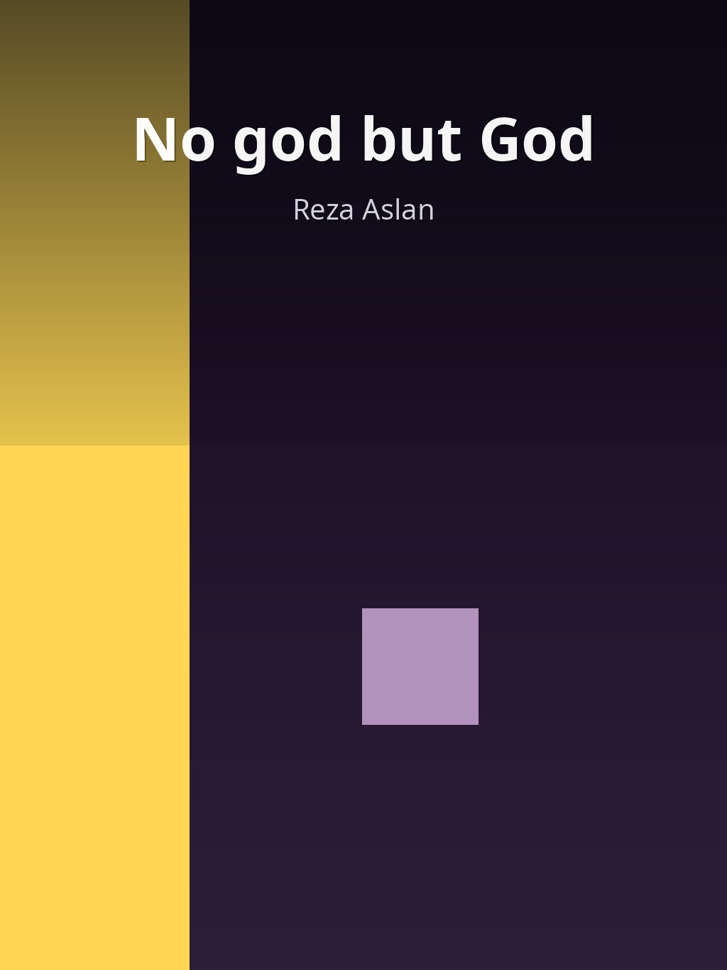 No god but God by Reza Aslan book cover