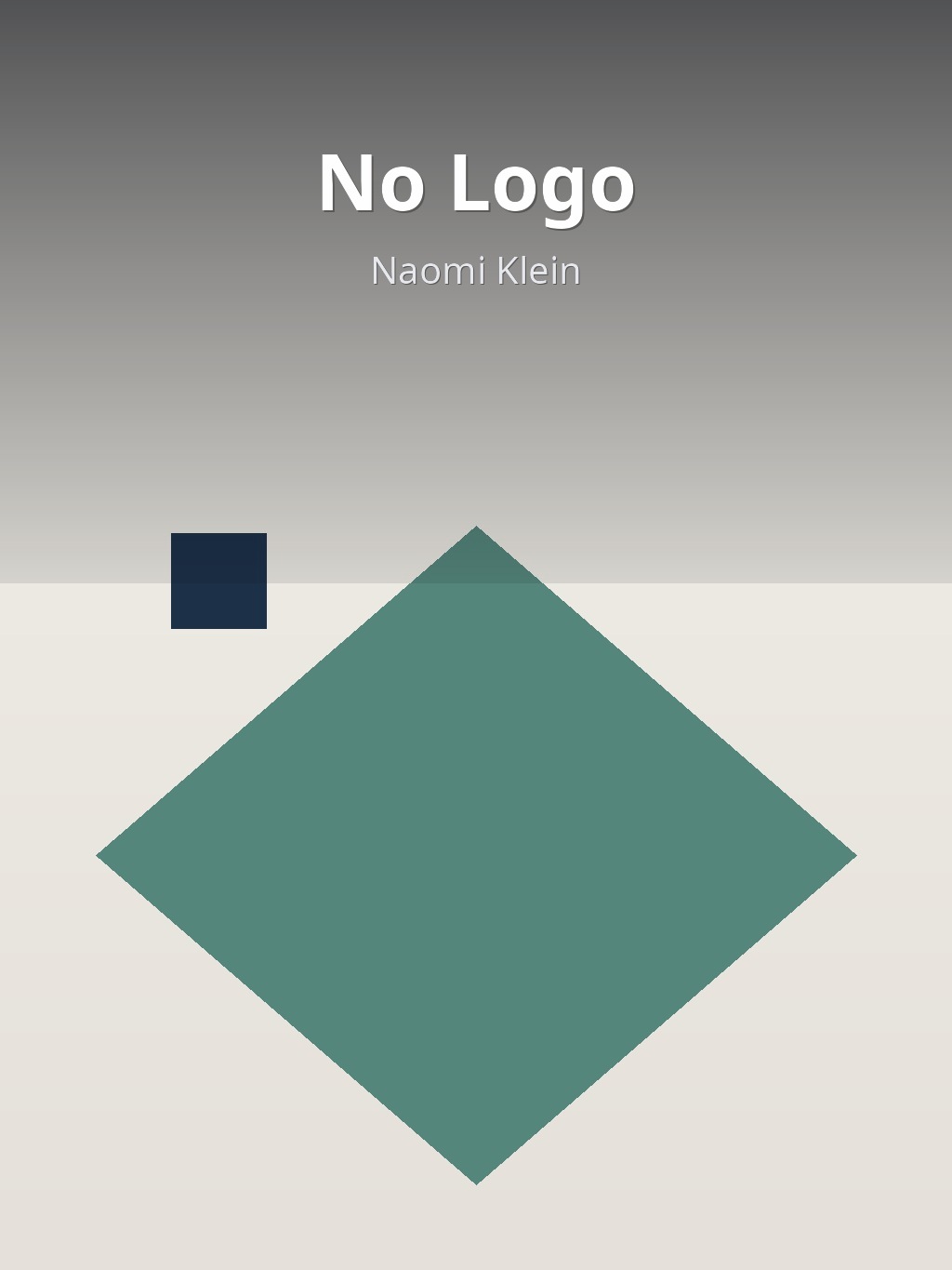 No Logo by Naomi Klein book cover