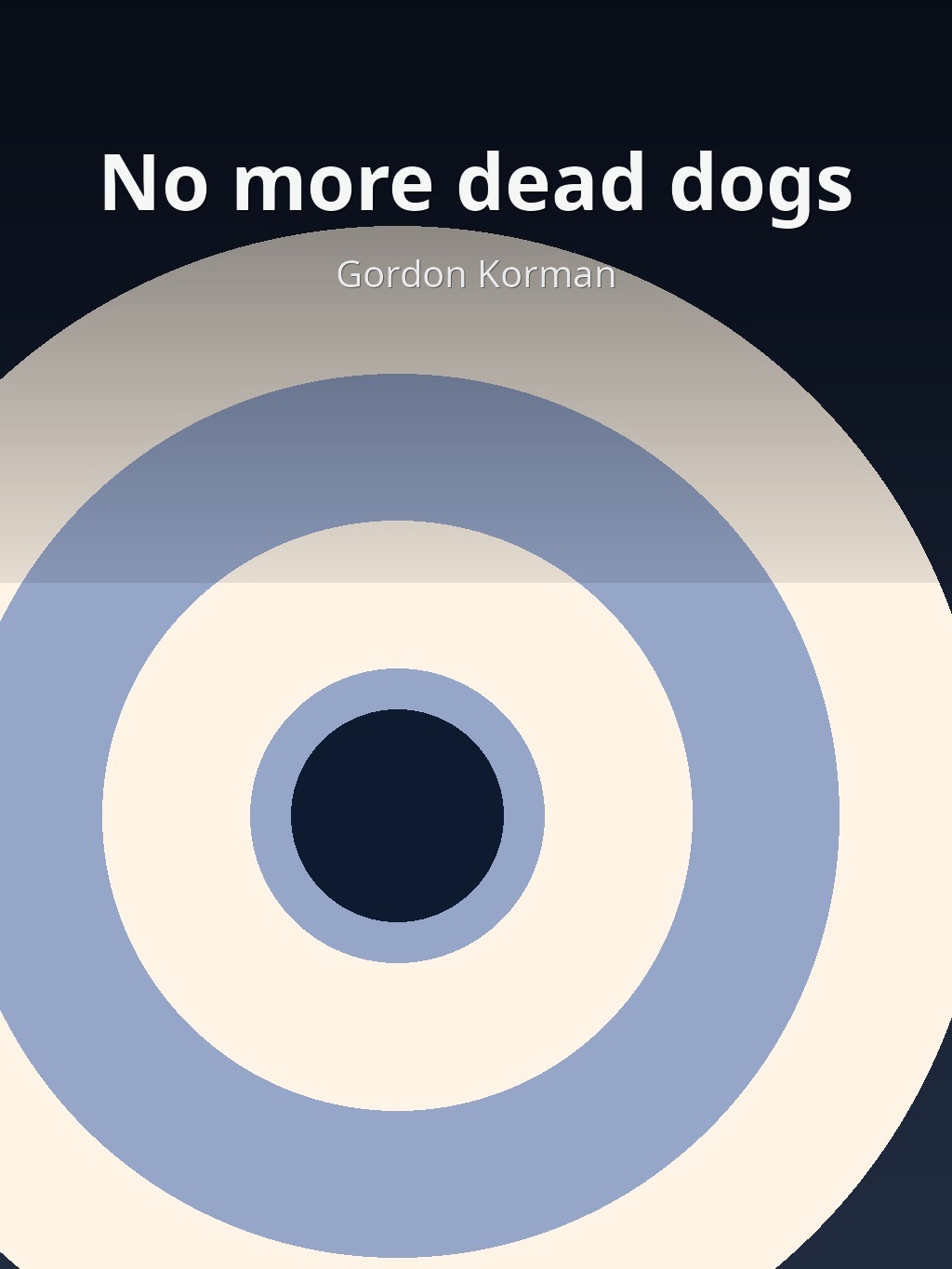 No more dead dogs by Gordon Korman book cover