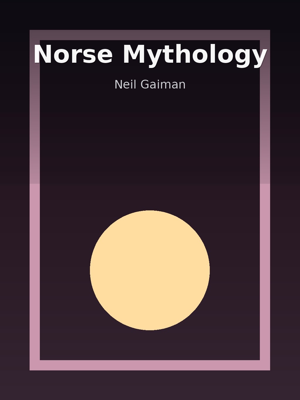 Norse Mythology by Neil Gaiman book cover