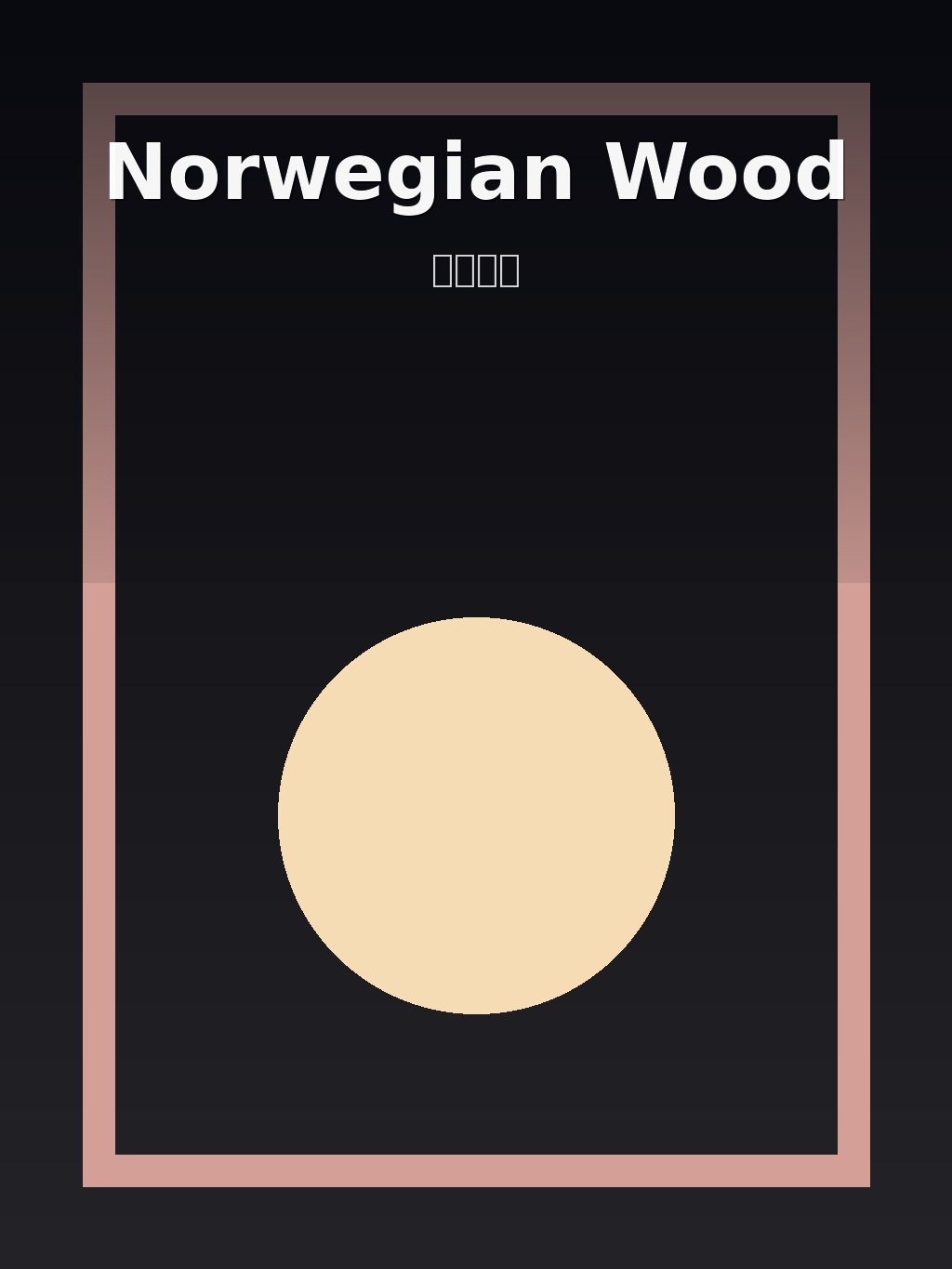 Norwegian Wood by 村上春樹 book cover