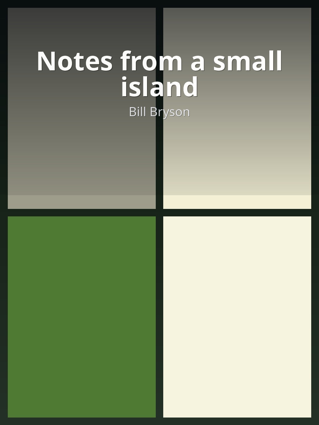 Notes from a small island by Bill Bryson book cover