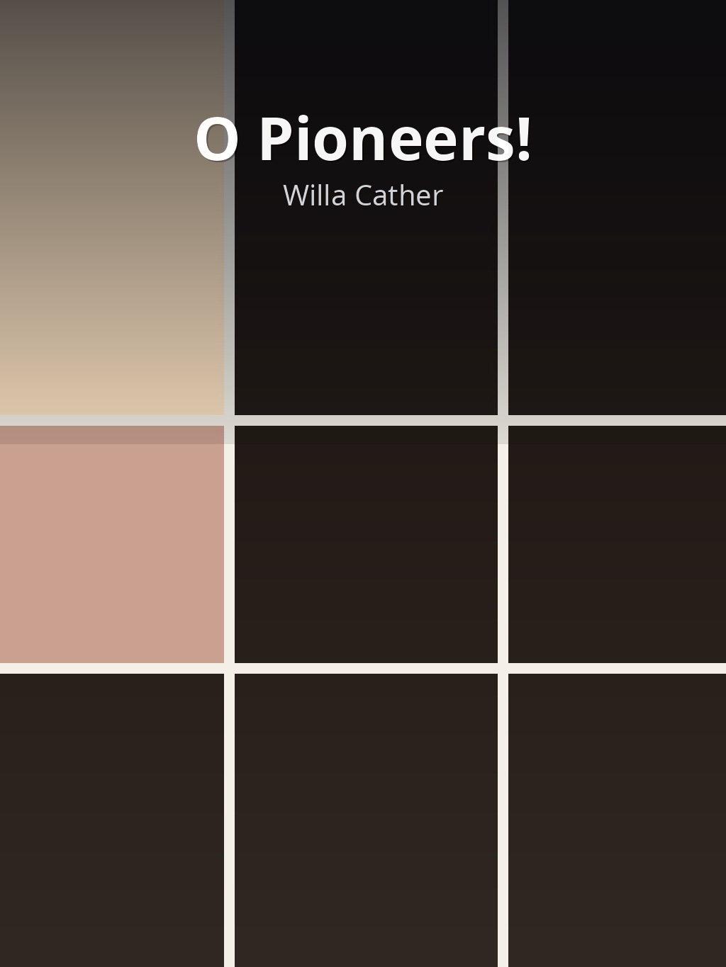 O Pioneers! by Willa Cather book cover