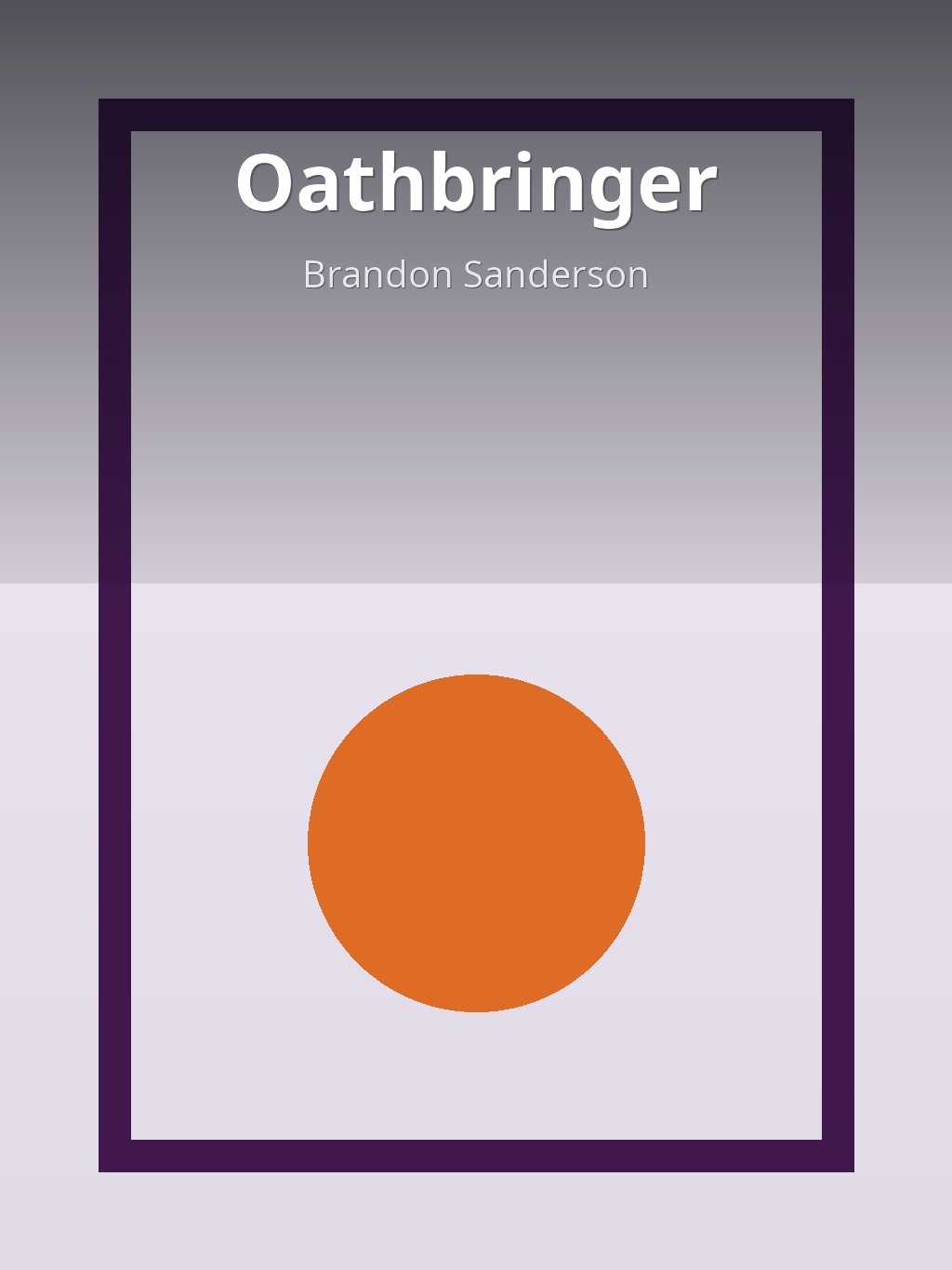 Oathbringer by Brandon Sanderson book cover