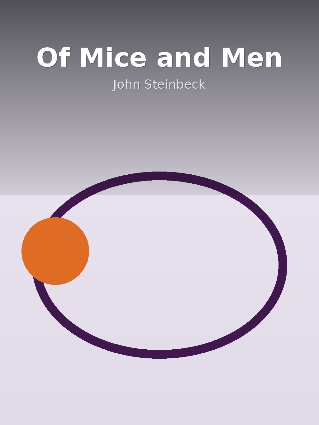 Of Mice and Men by John Steinbeck book cover