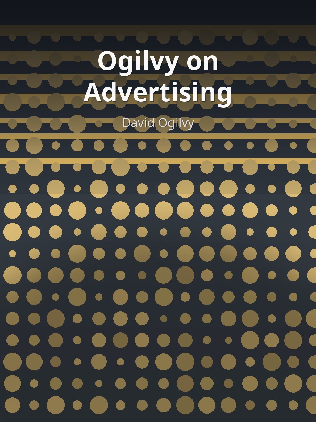 Ogilvy on Advertising by David Ogilvy book cover