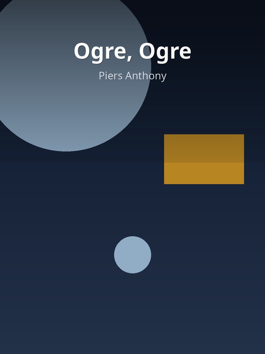 Ogre, Ogre by Piers Anthony book cover