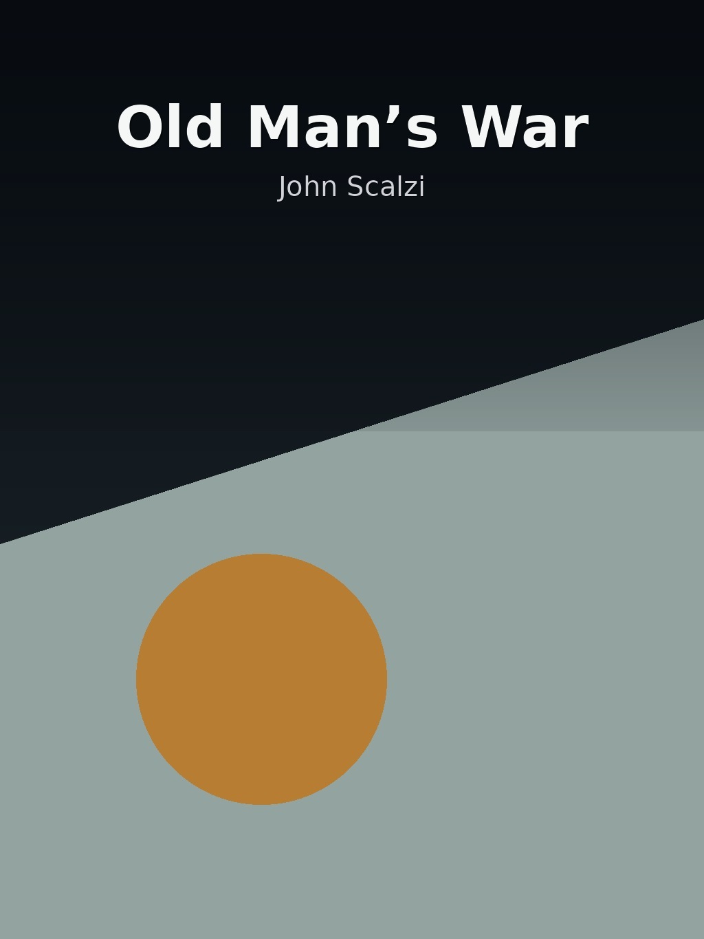 Old Man’s War by John Scalzi book cover