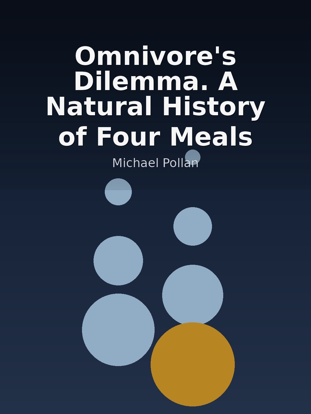 Omnivore's Dilemma. A Natural History of Four Meals by Michael Pollan book cover
