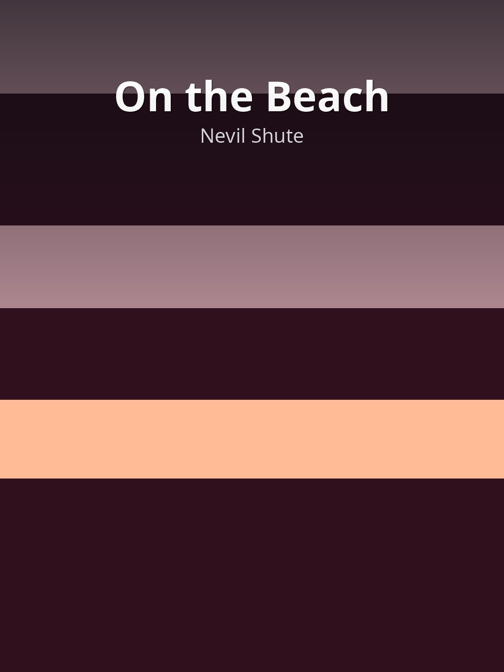 On the Beach by Nevil Shute book cover