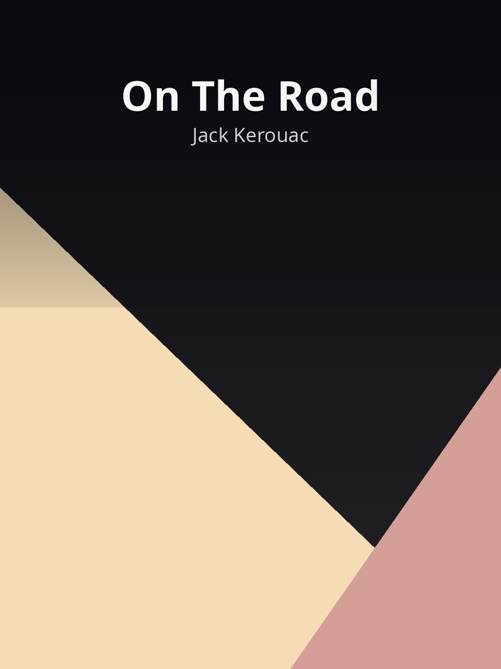 On The Road by Jack Kerouac book cover