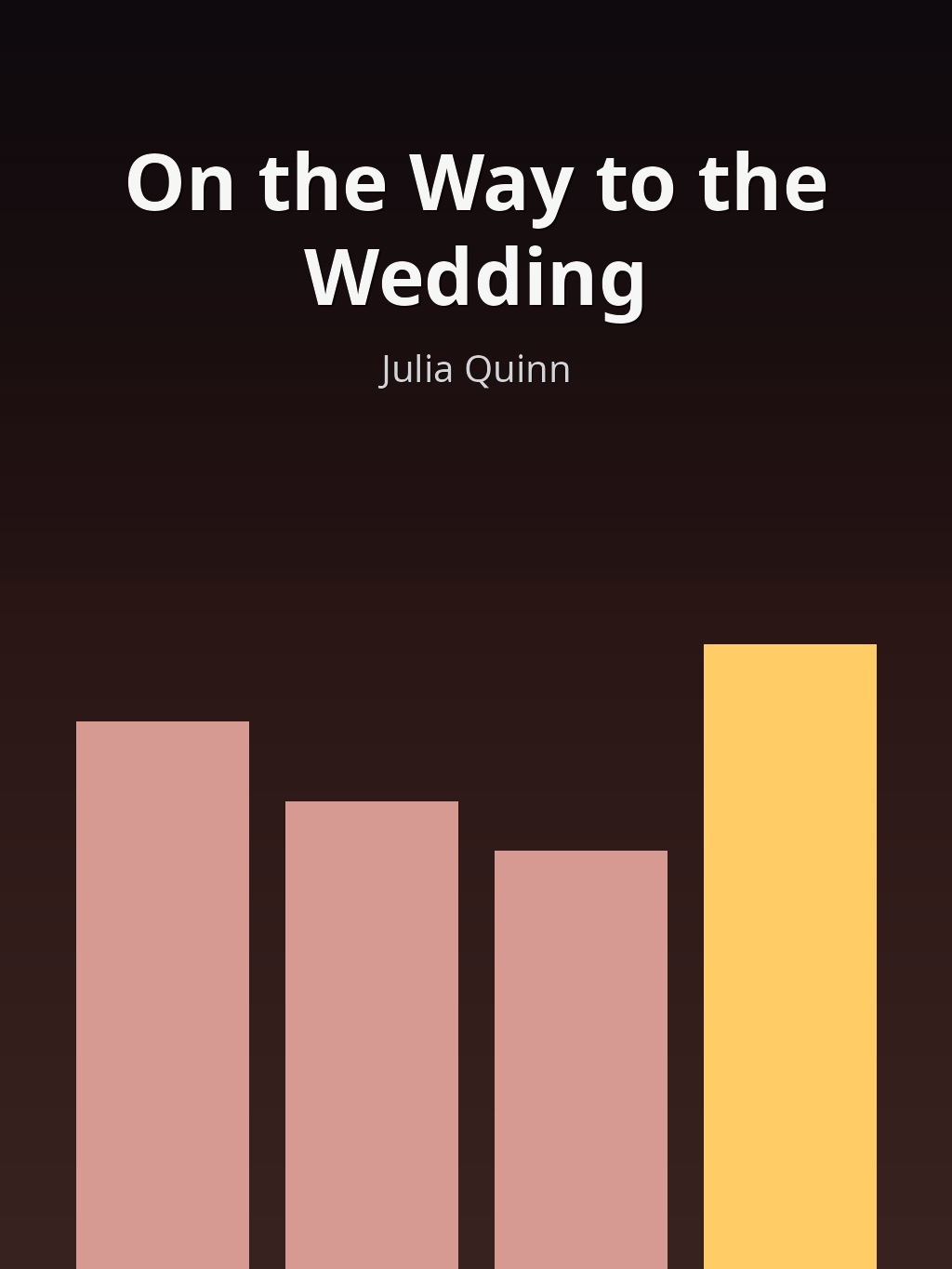 On the Way to the Wedding by Julia Quinn book cover