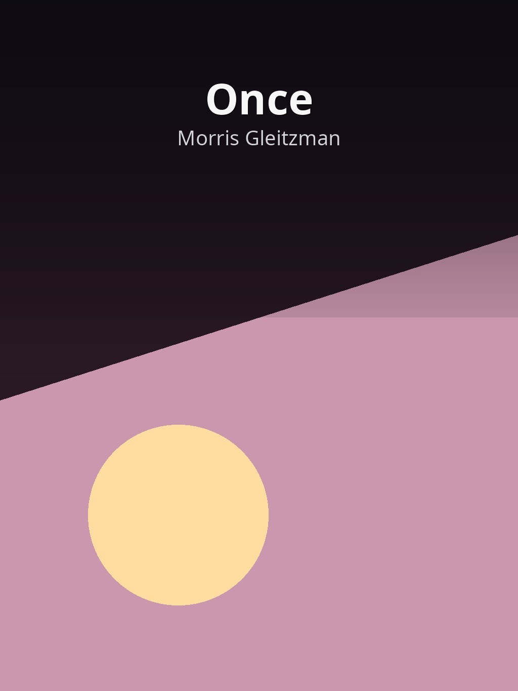 Once by Morris Gleitzman book cover