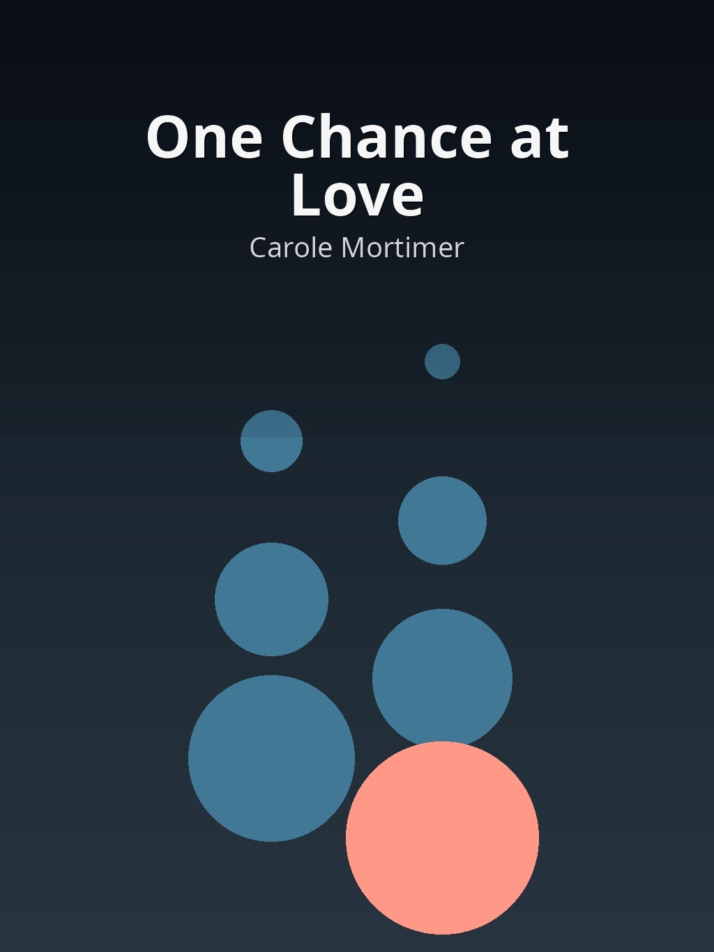 One Chance at Love by Carole Mortimer book cover
