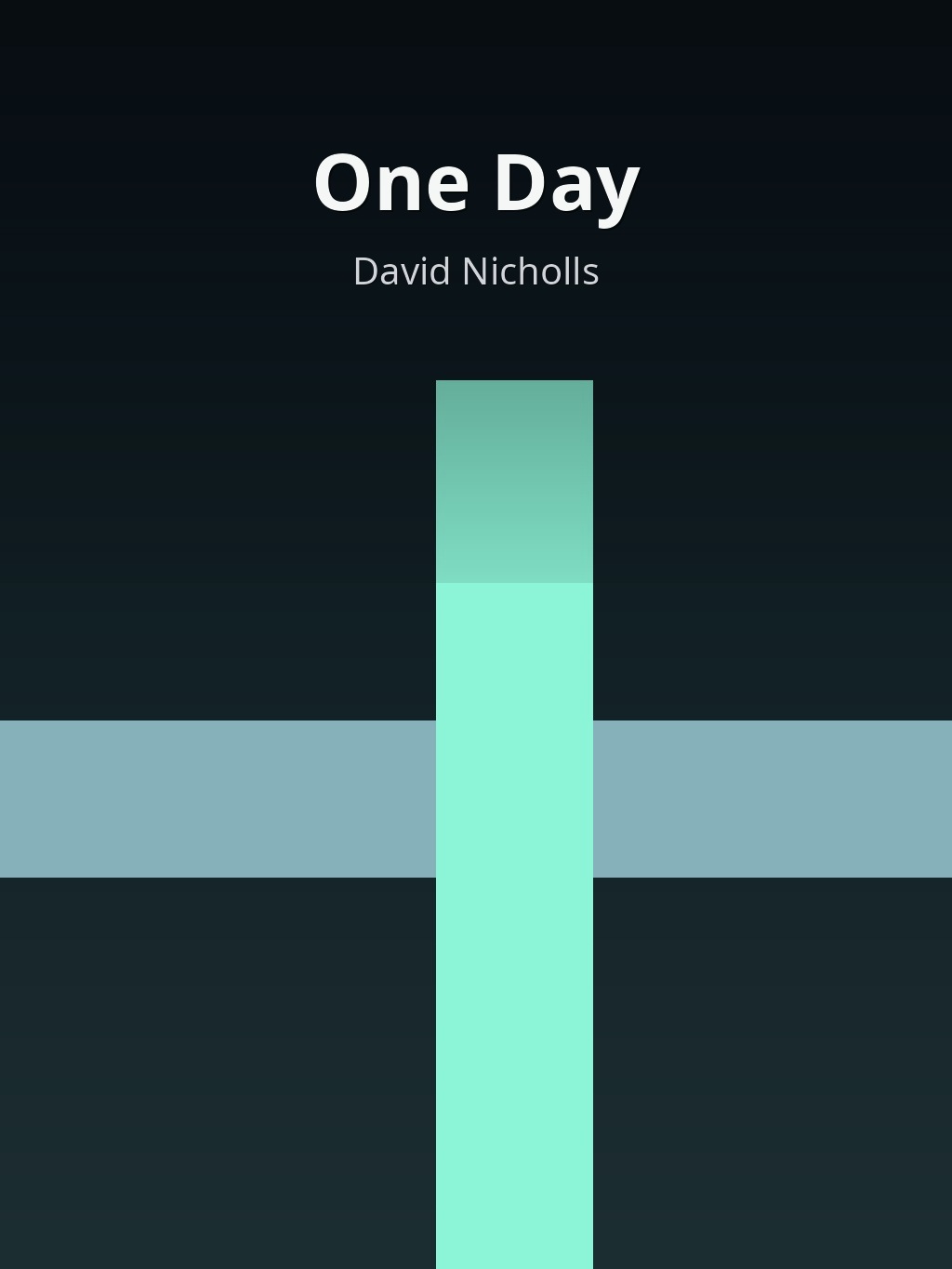 One Day by David Nicholls book cover