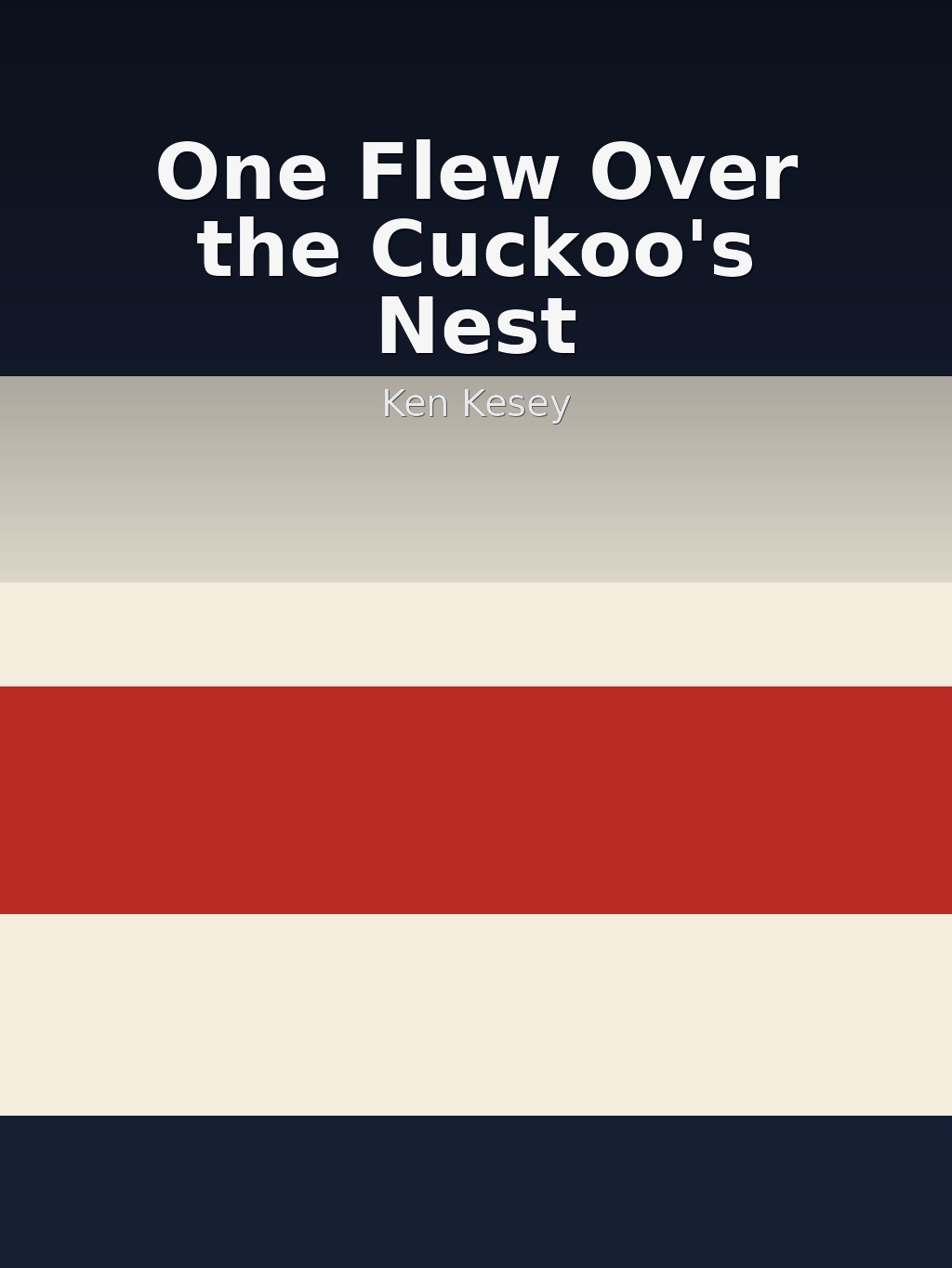 One Flew Over the Cuckoo's Nest by Ken Kesey book cover