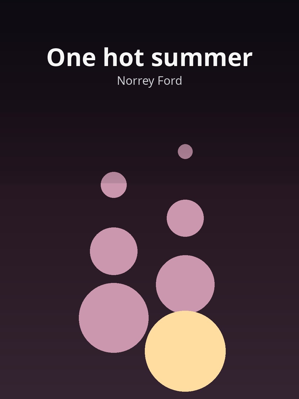 One hot summer by Norrey Ford book cover
