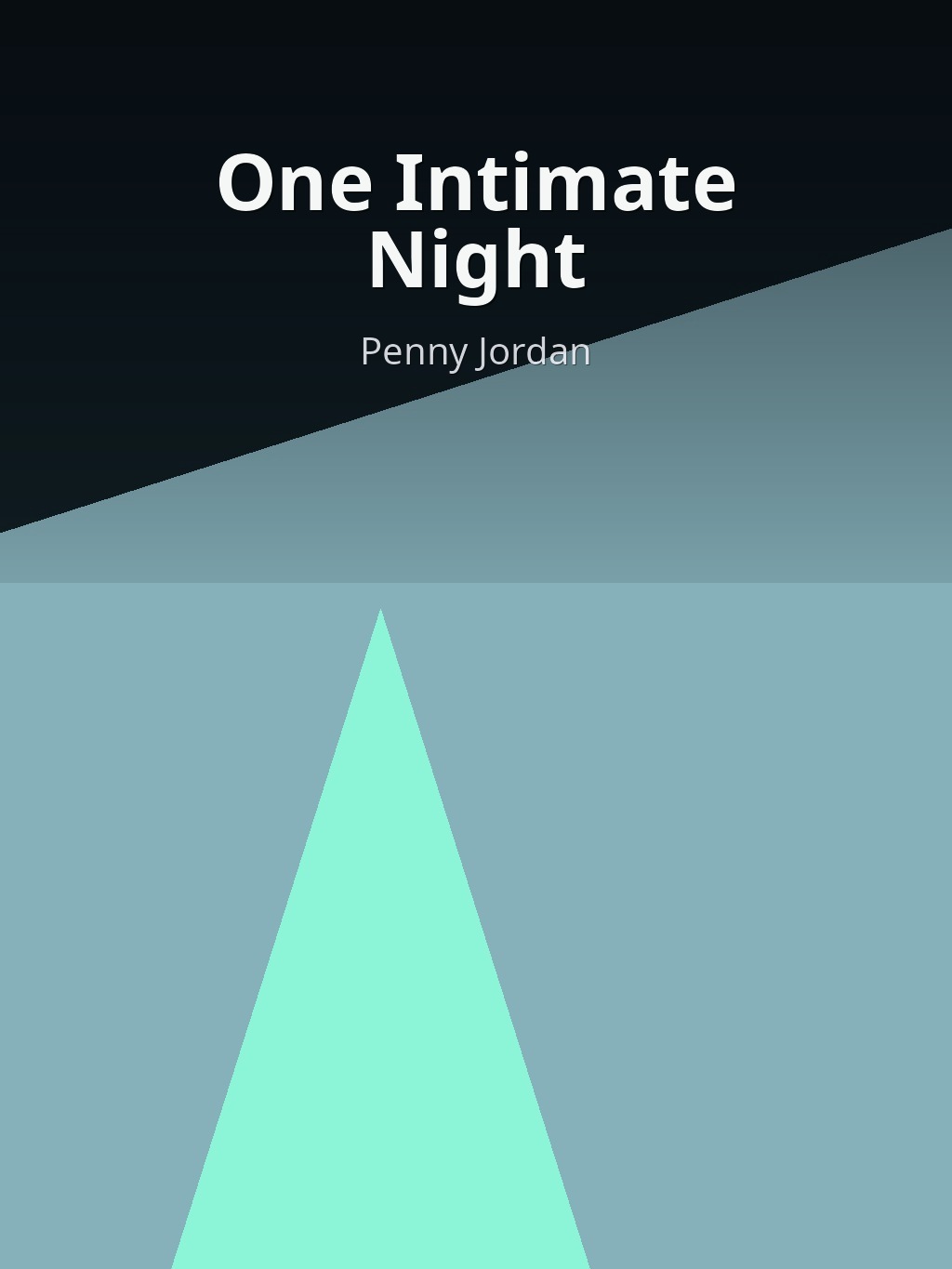 One Intimate Night by Penny Jordan book cover