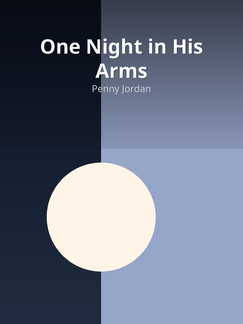 One Night in His Arms by Penny Jordan book cover