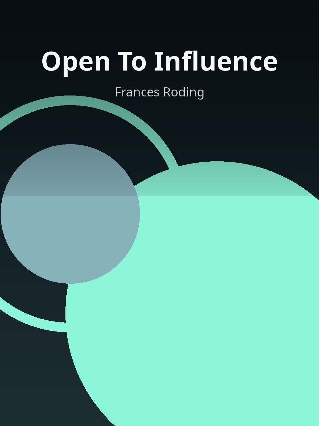 Open To Influence by Frances Roding book cover