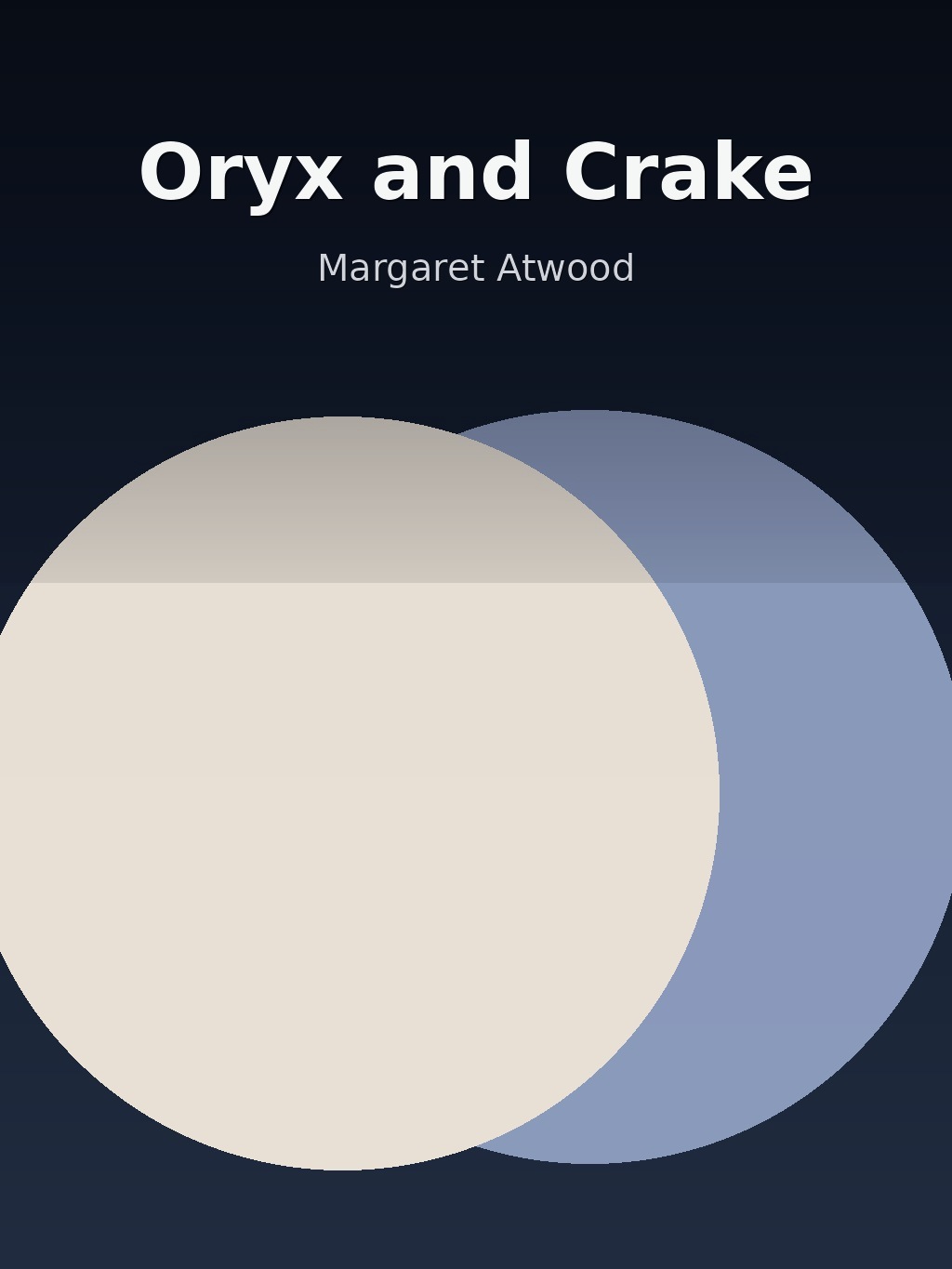 Oryx and Crake by Margaret Atwood book cover
