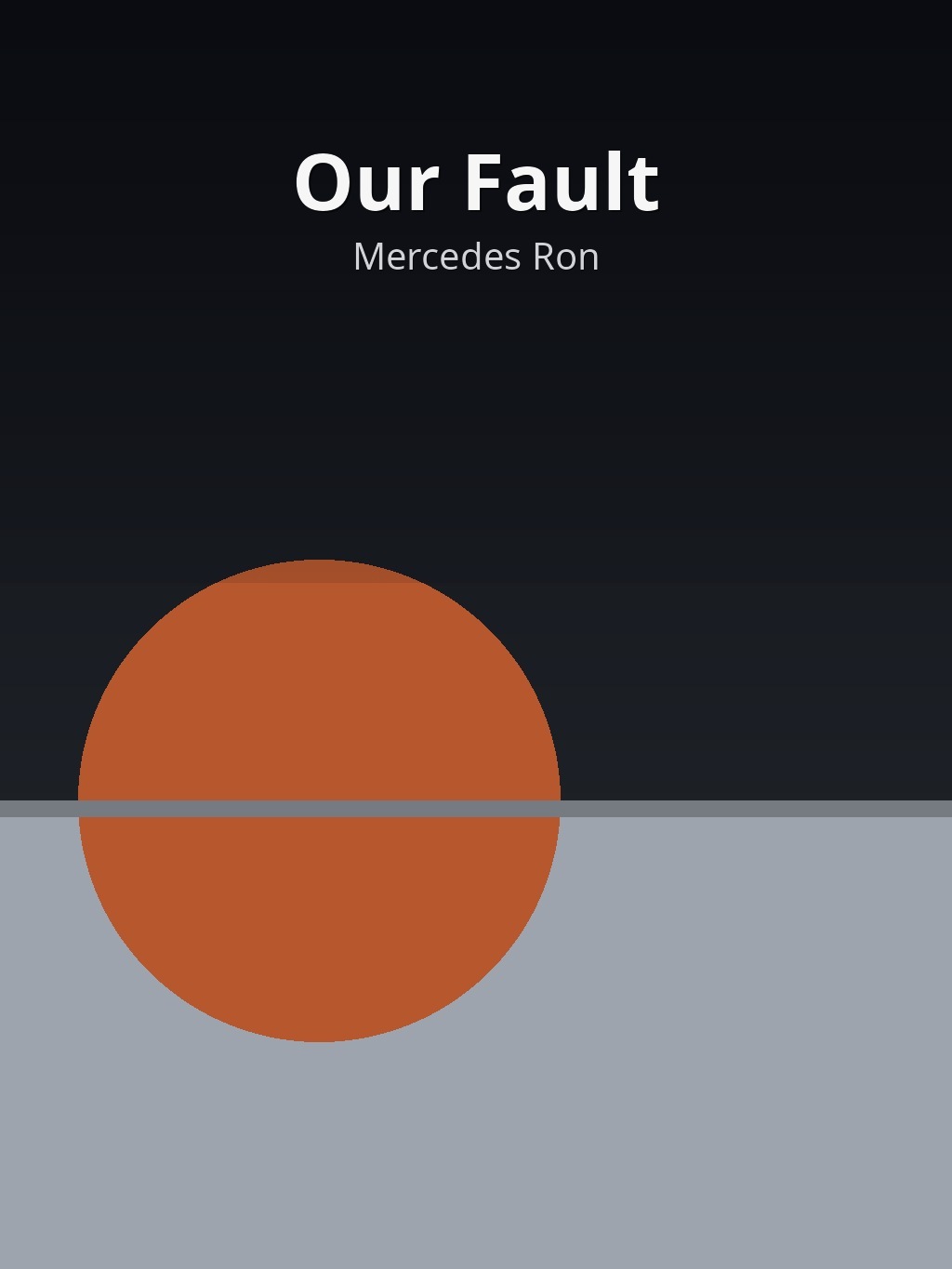 Our Fault by Mercedes Ron book cover