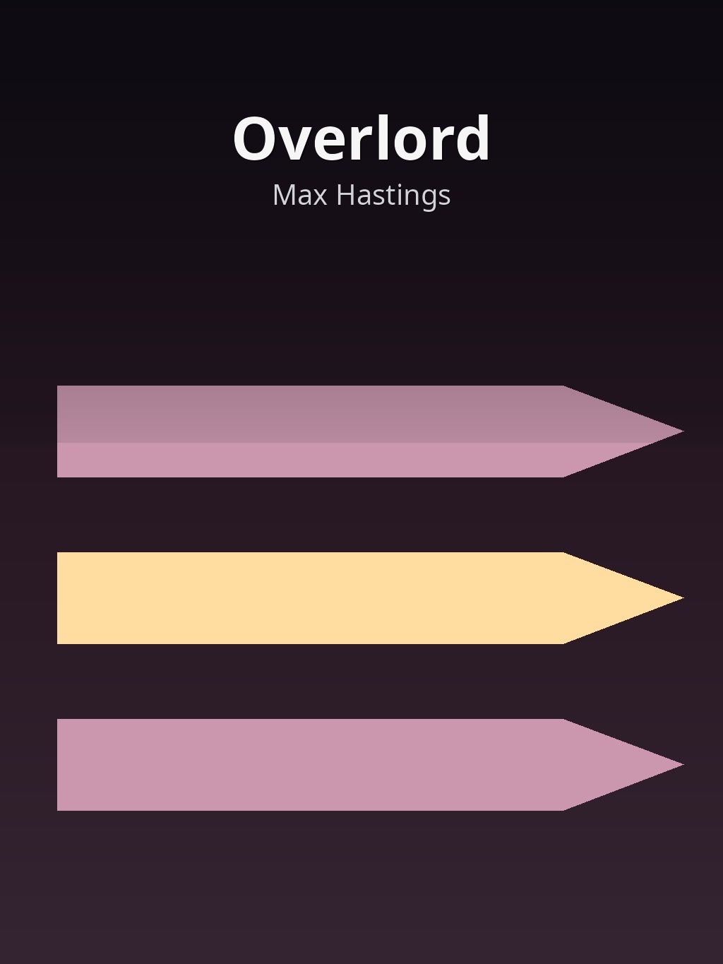 Overlord by Max Hastings book cover