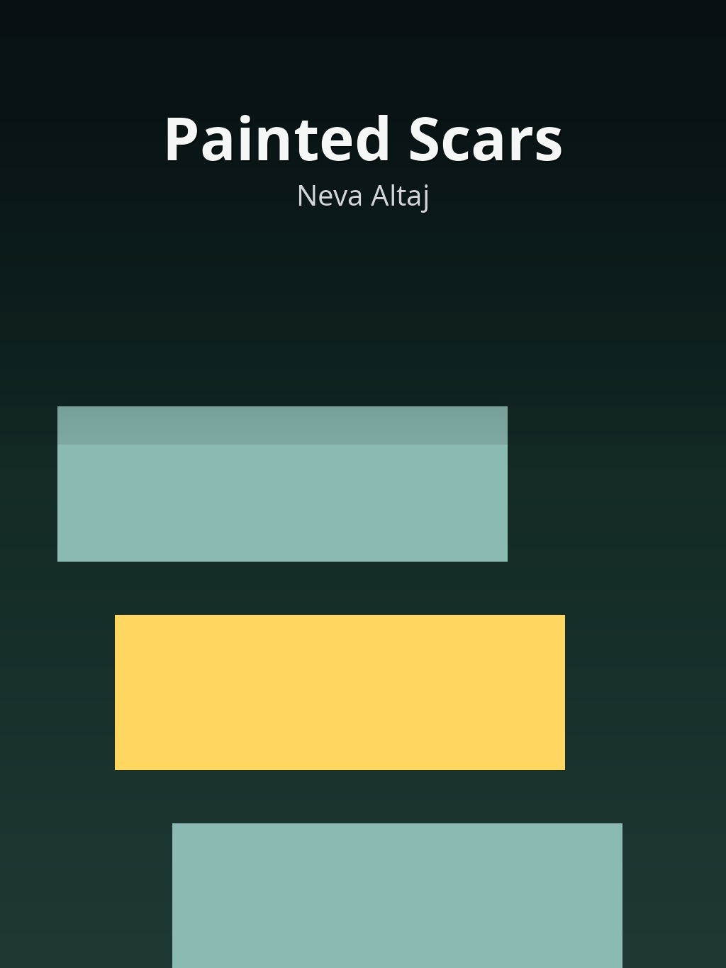 Painted Scars by Neva Altaj book cover