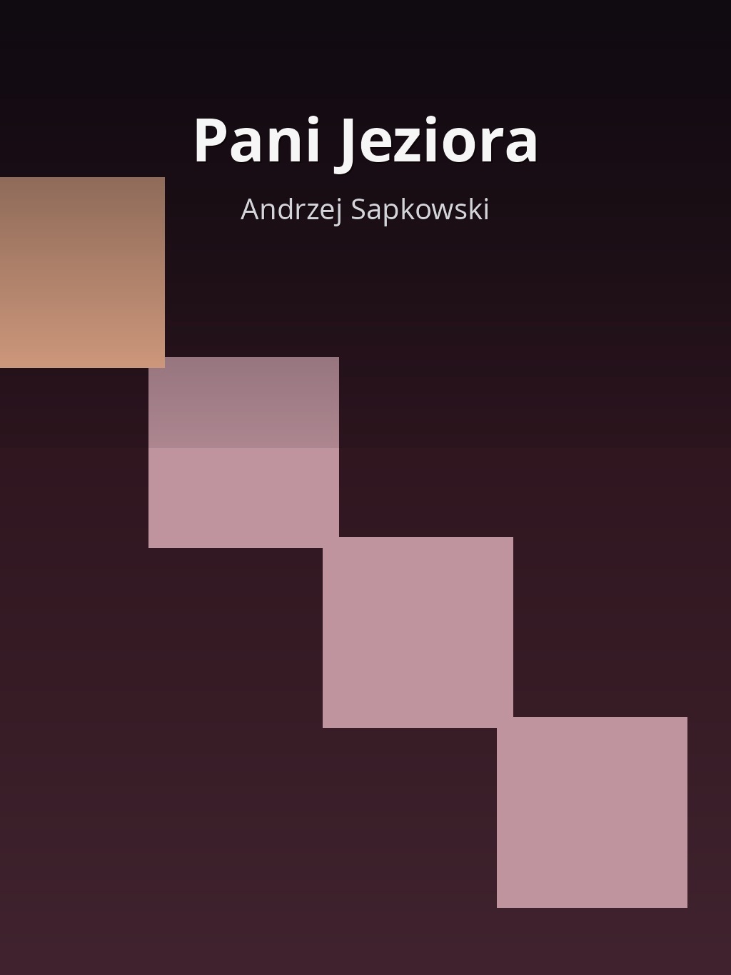 Pani Jeziora by Andrzej Sapkowski book cover
