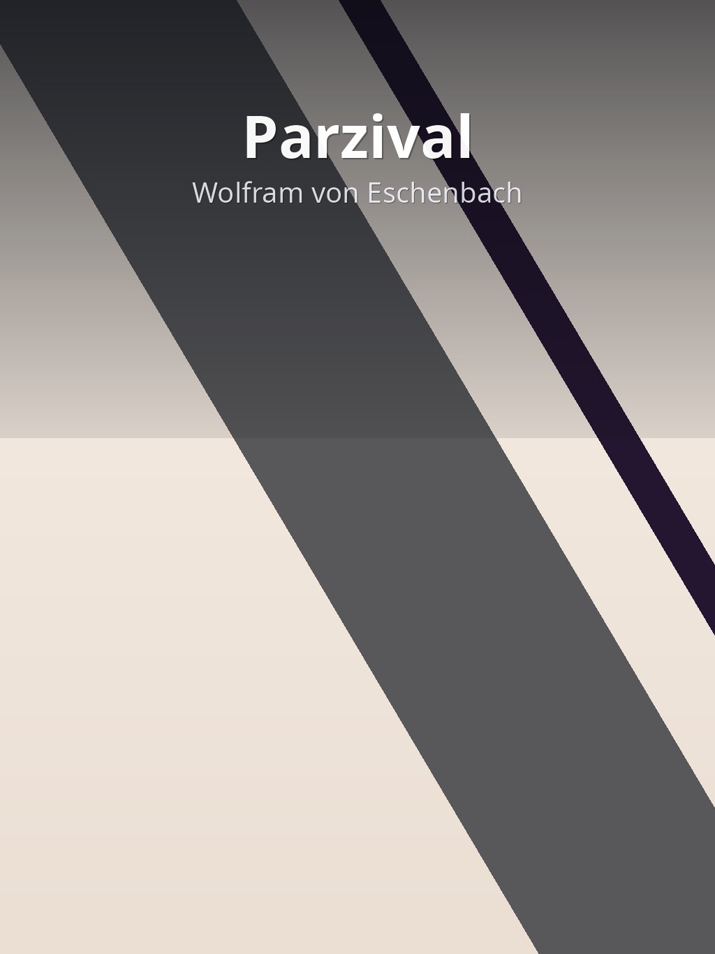Parzival by Wolfram von Eschenbach book cover