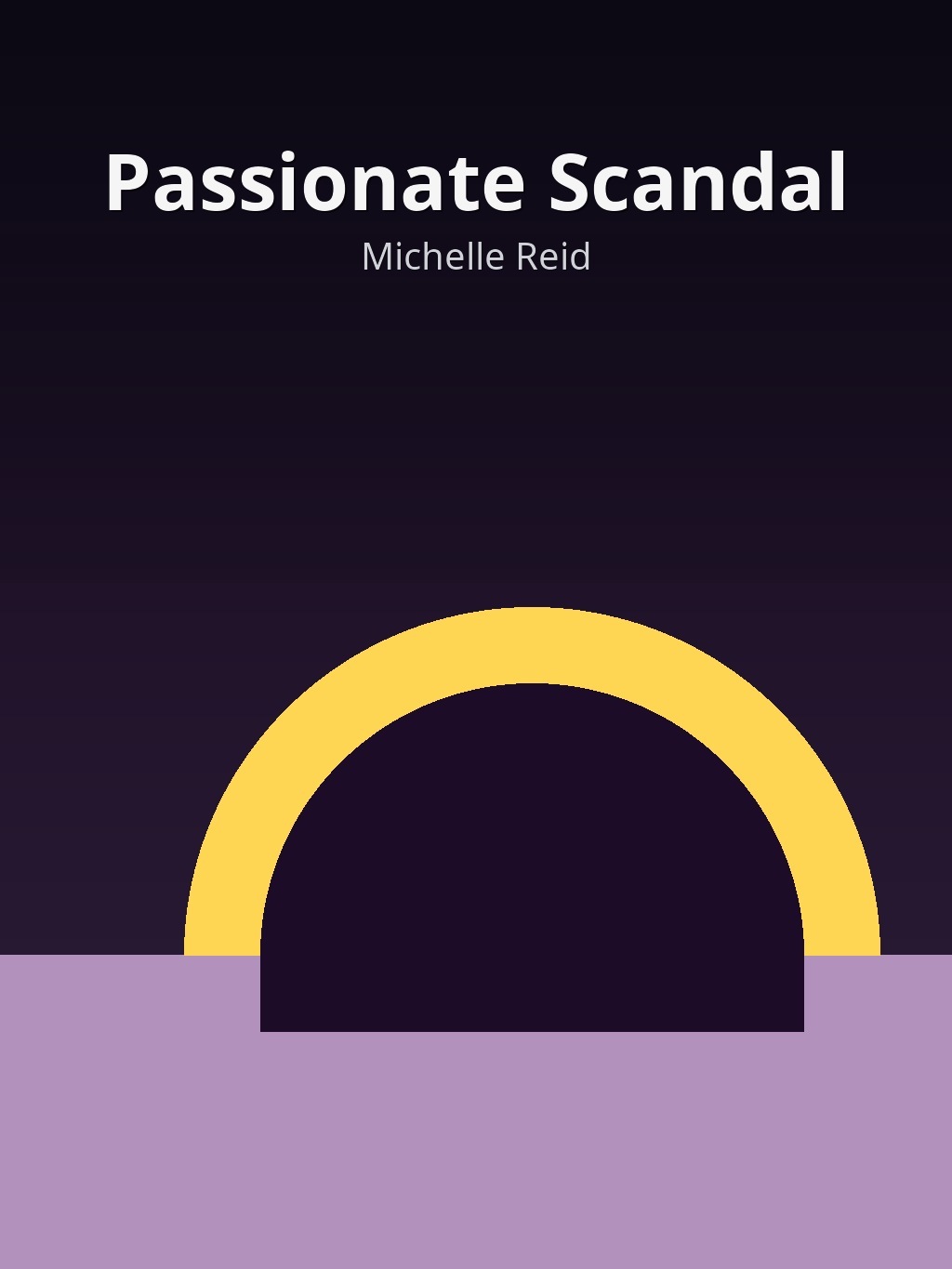Passionate Scandal by Michelle Reid book cover