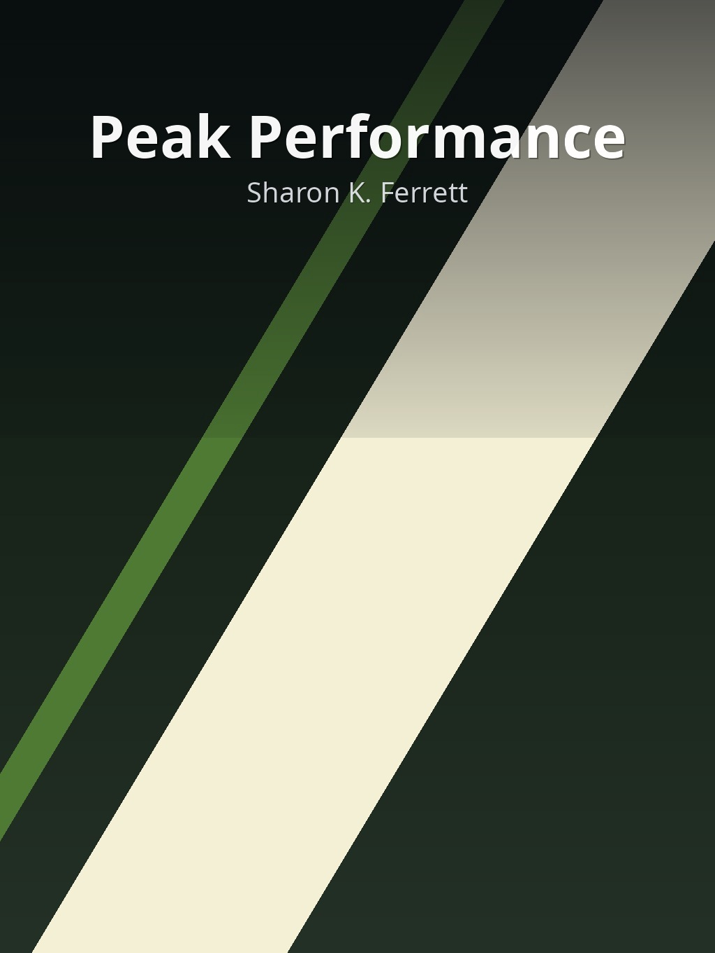 Peak Performance by Sharon K. Ferrett book cover