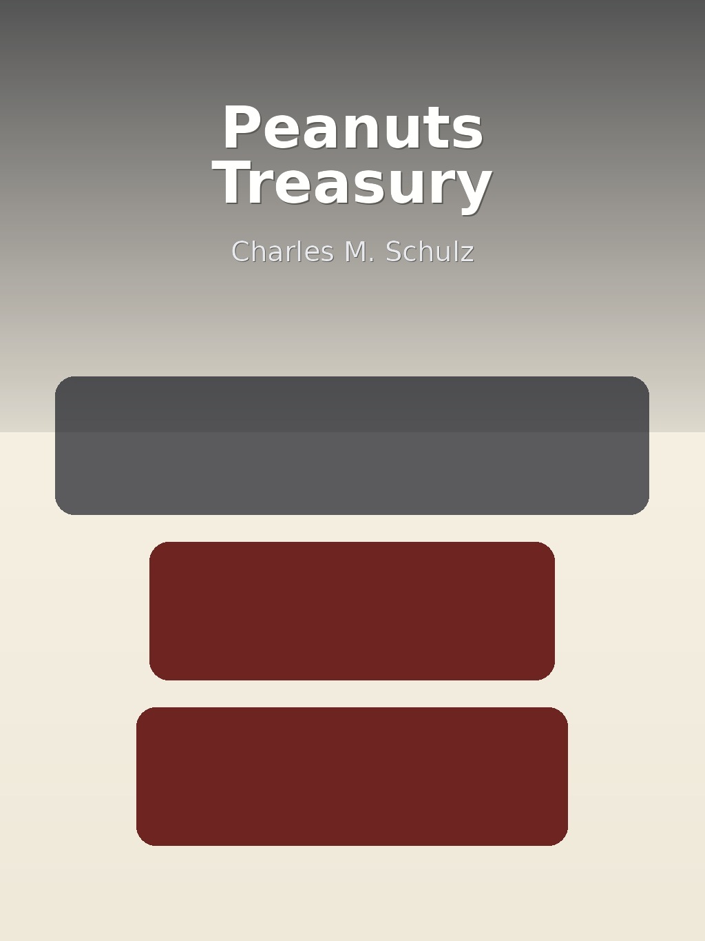 Peanuts Treasury by Charles M. Schulz book cover