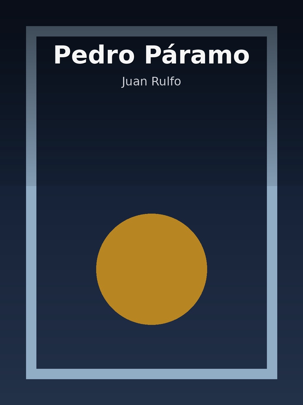 Pedro Páramo by Juan Rulfo book cover