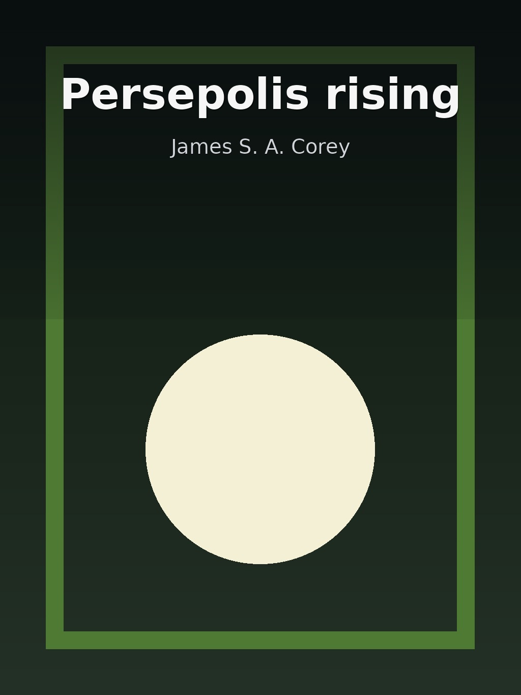 Persepolis rising by James S. A. Corey book cover