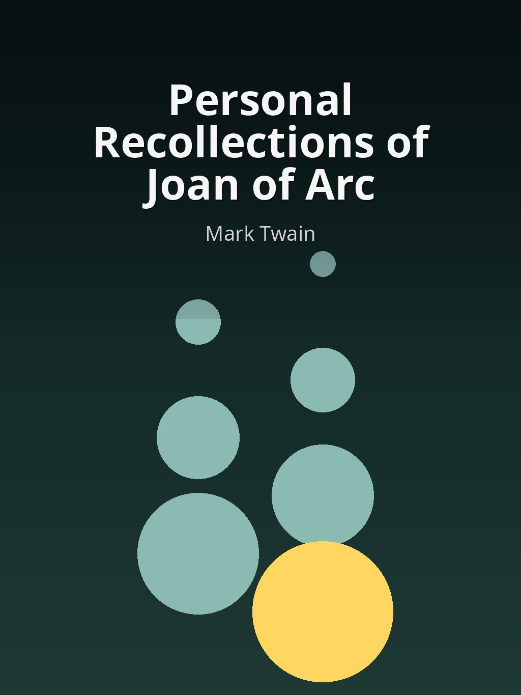 Personal Recollections of Joan of Arc by Mark Twain book cover