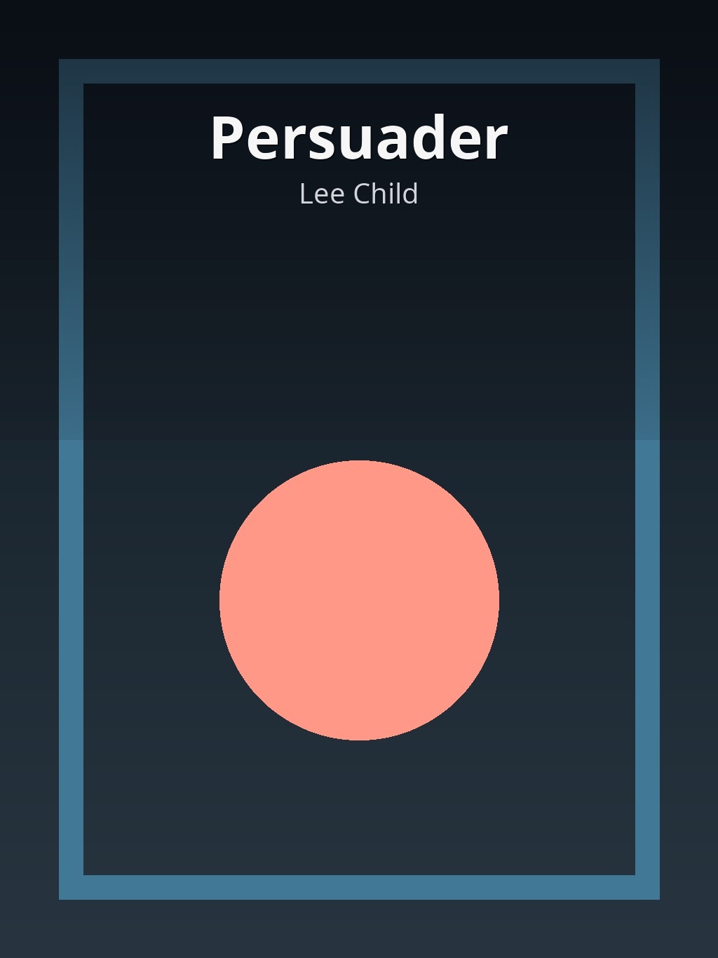 Persuader by Lee Child book cover